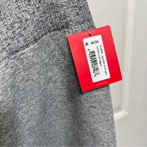 Spanx Women's Seamless Sculpt Leggings in Spacedye Cloudy Gray Size M - Picture 10 of 11